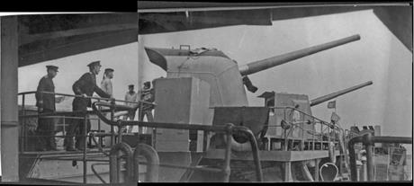 Обложка книги Орудия Н-ского корабля готовы к бою. Сентябрь 1944 г. фотография